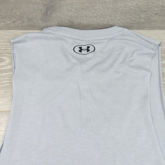 Under Armour Project Rock Payoff Bull Tank Men's Size Large Grey NEW - Picture 8 of 13